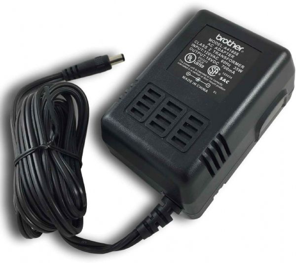 Brother AD03 AC Adapter A41808 or LC1129001, Class 2 Transformer, Input 120V 60Hz 35W, Output 18VDC 700mA, UL & SA Listed, For use with DP-525CJ, DP-530CJ, DP-540CJ, DP-550CJ, DP-5040CJ, LX900 and LX900PLUS (AD-03 AD 03 BRO-AD03 BROTHER-AD03 BTRAD03 DP5040CJ DP525CJ DP530CJ DP540CJ DP550CJ)